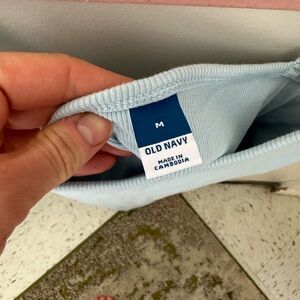 GAP blue mini dress with built in bra